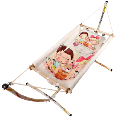 گهواره سنتی نوزاد ننومهر طرح دختر و پسر